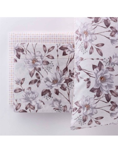 Completo Letto in flanella di cotone Magnolia